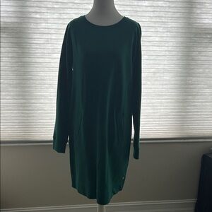 Lilly Pulitzer Forest Green Long Sleeve Dress